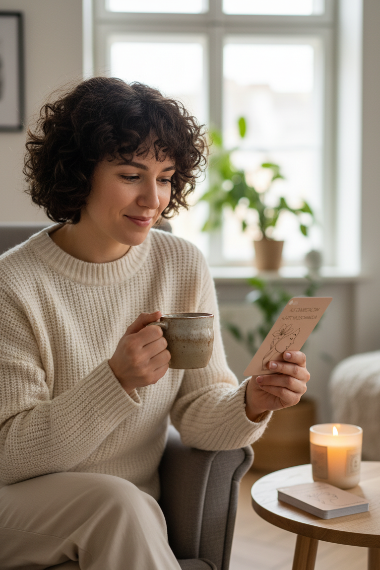 Cseppnyi fény a lelkednek, női önbizalom kártyacsomag