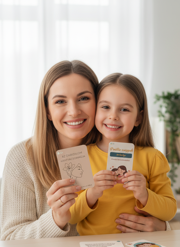 Összetartozás csomag- Női önbizalom kártya és Lélekmorzsák Óvodásoknak csomag