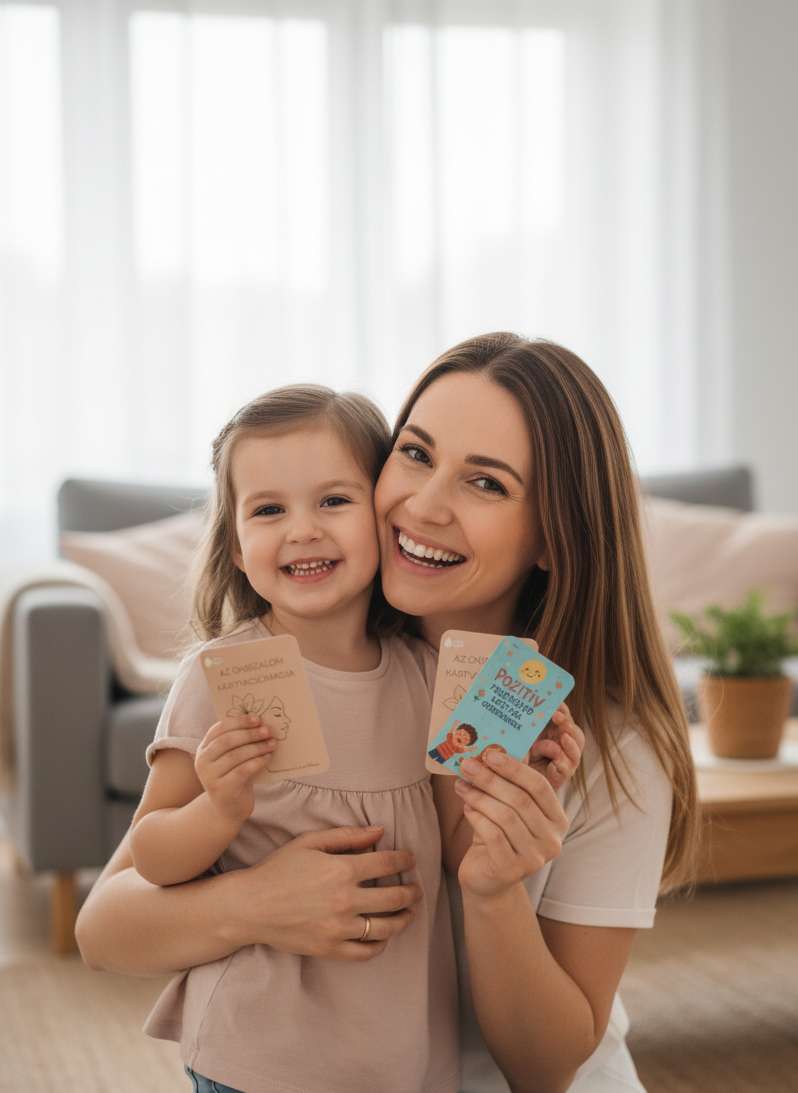 Önbizalom csomag - Női önbizalom kártya és Pozitív megerősítő kártyák gyerekeknek csomag