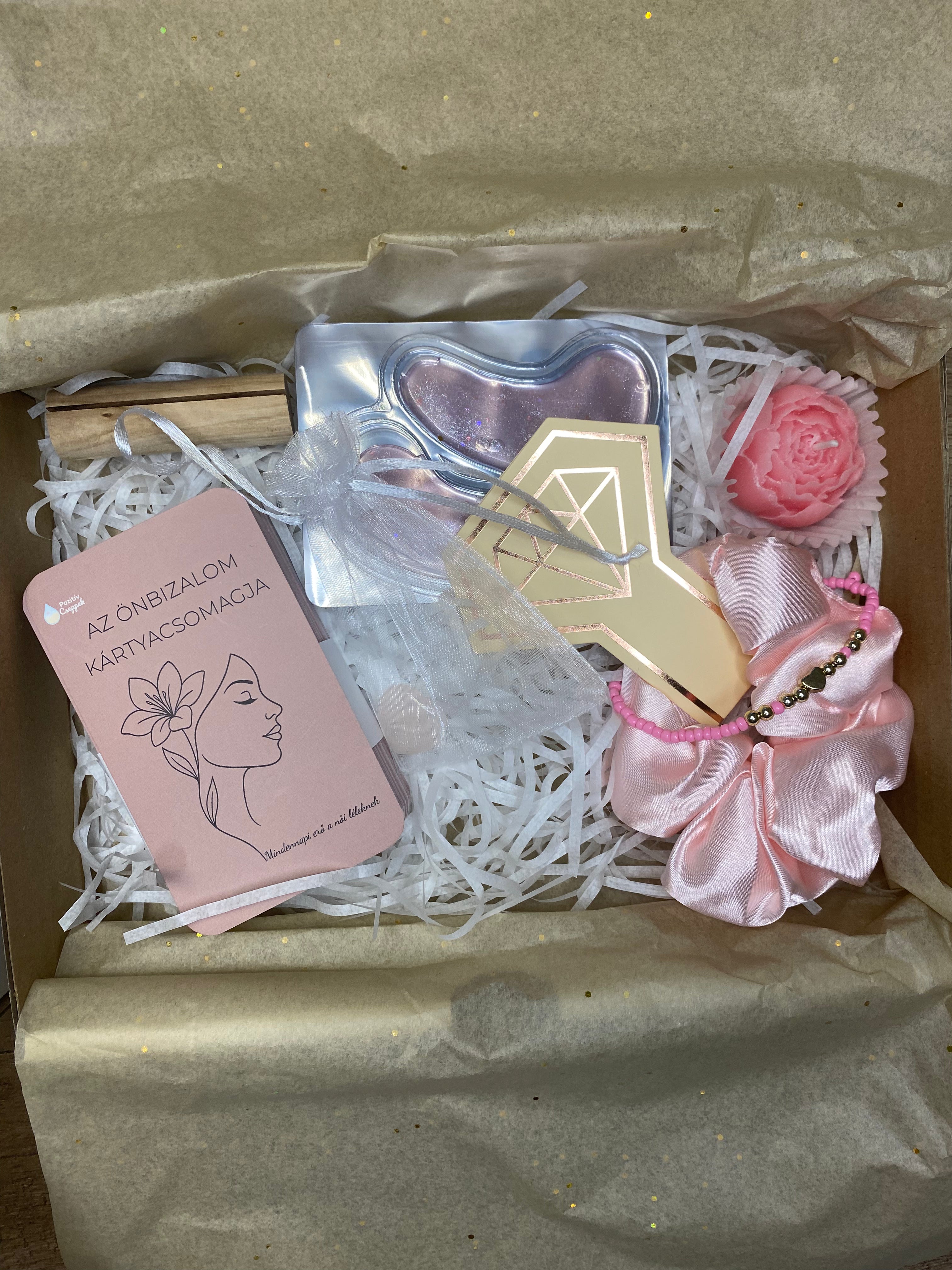 Női önbizalom ajándékdoboz - Szeretet csomag