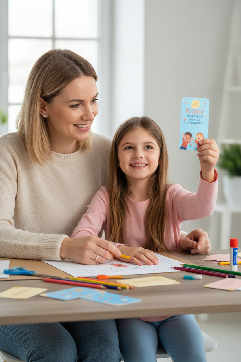 Önbizalom csomag - Női önbizalom kártya és Pozitív megerősítő kártyák gyerekeknek csomag