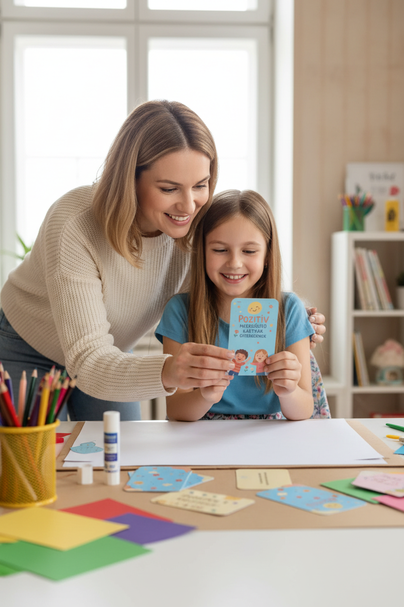 Pozitív megerősítő kártyák gyerekeknek 60db