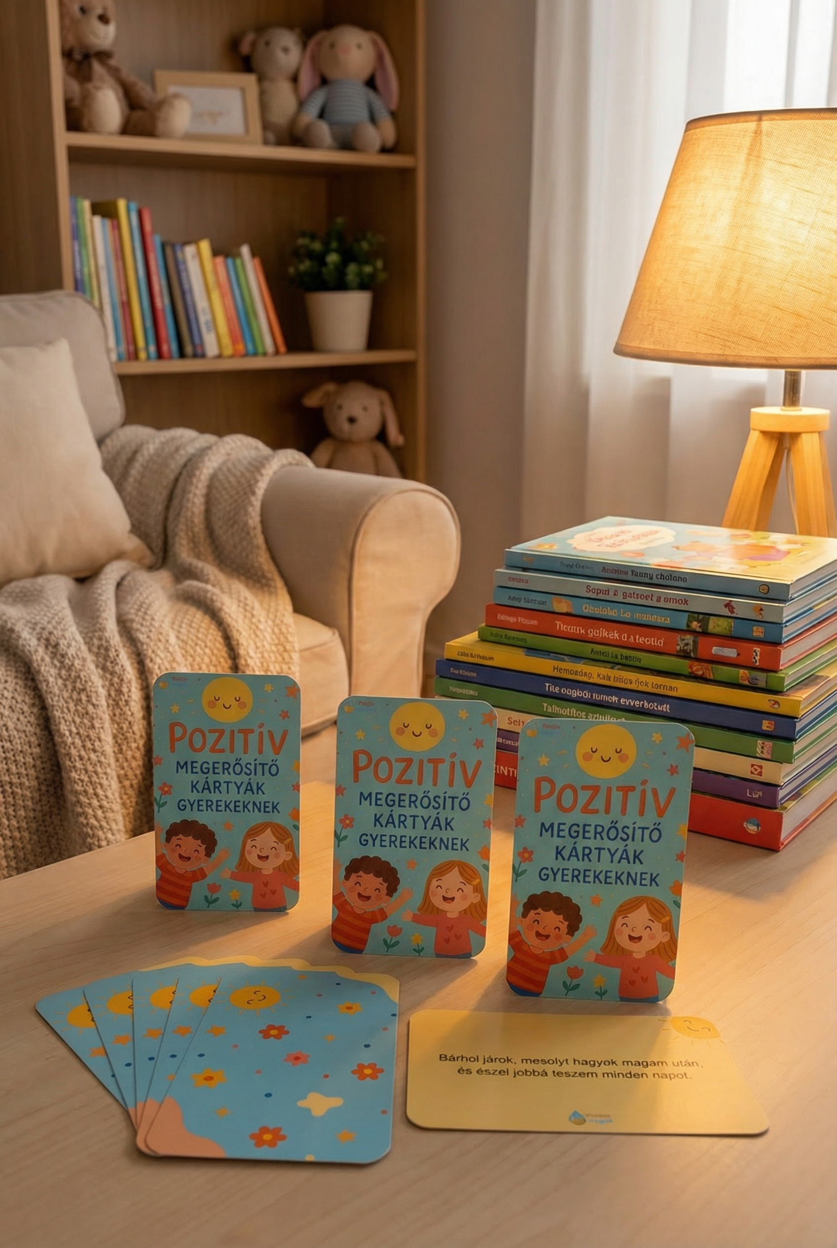 Pozitív megerősítő kártyák gyerekeknek (első csomag 30db)